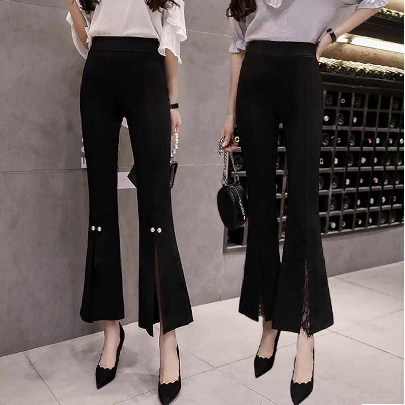 Women’s High Waist Flared Pants – Fashion Casual Wide-Leg Trousers, Comfortable Everyday Wear