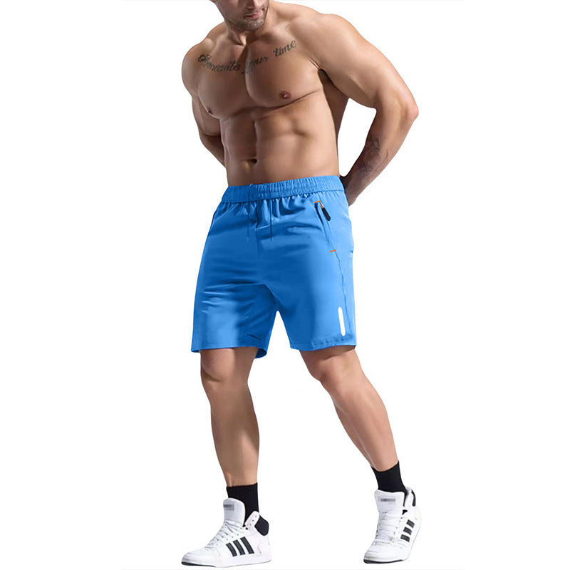 Men’s Summer Sports Shorts – European Size Elastic Waist Athletic Shorts