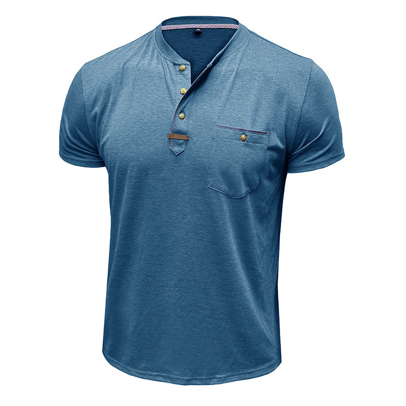 Men’s Casual Short-Sleeve T-Shirt – Classic Crew Neck Cotton Tee