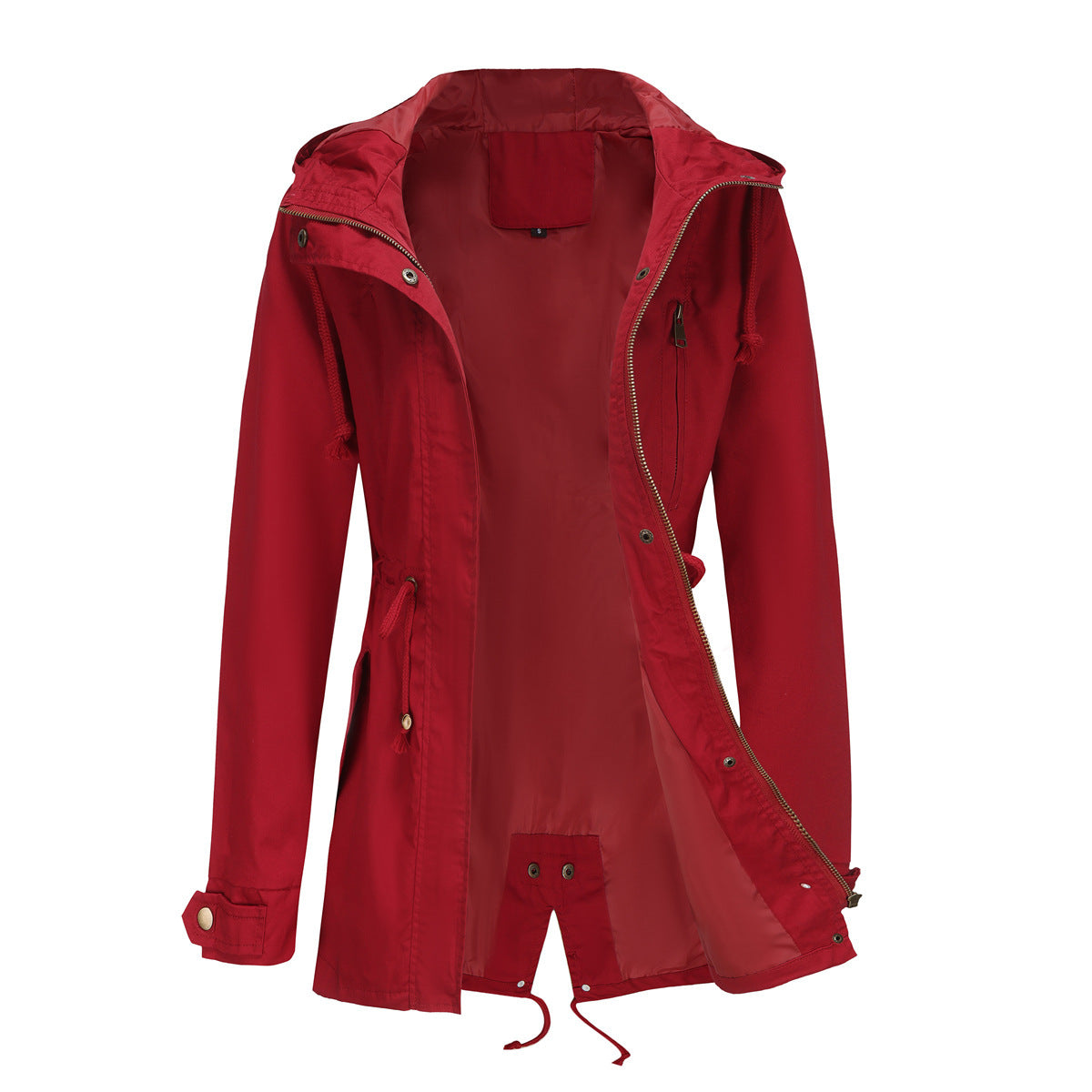 Women’s Oversized Cotton Anorak Coat – Loose Casual Jacket, Lightweight Spring/Fall Outerwear