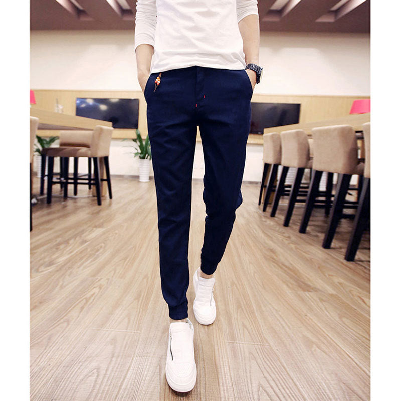 Men’s Cotton Straight-Leg Pants – Lightweight Summer Trousers for Men & Boys