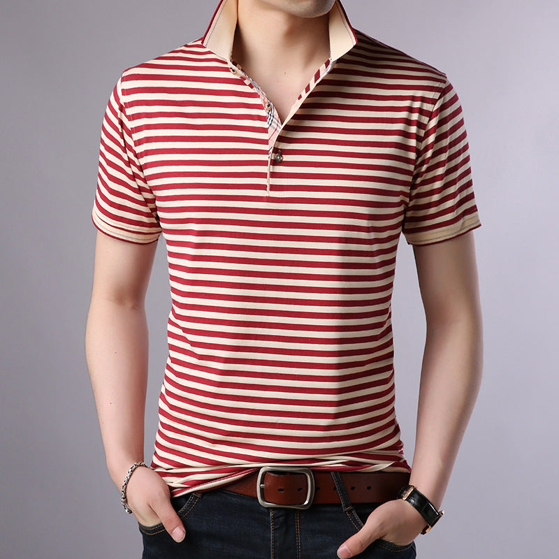 Men’s Classic Short Sleeve Polo Shirt – Casual Cotton Collared T-Shirt