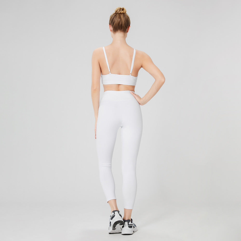 Women’s Two-Piece Quick-Dry Sports Bra Set – Breathable Activewear