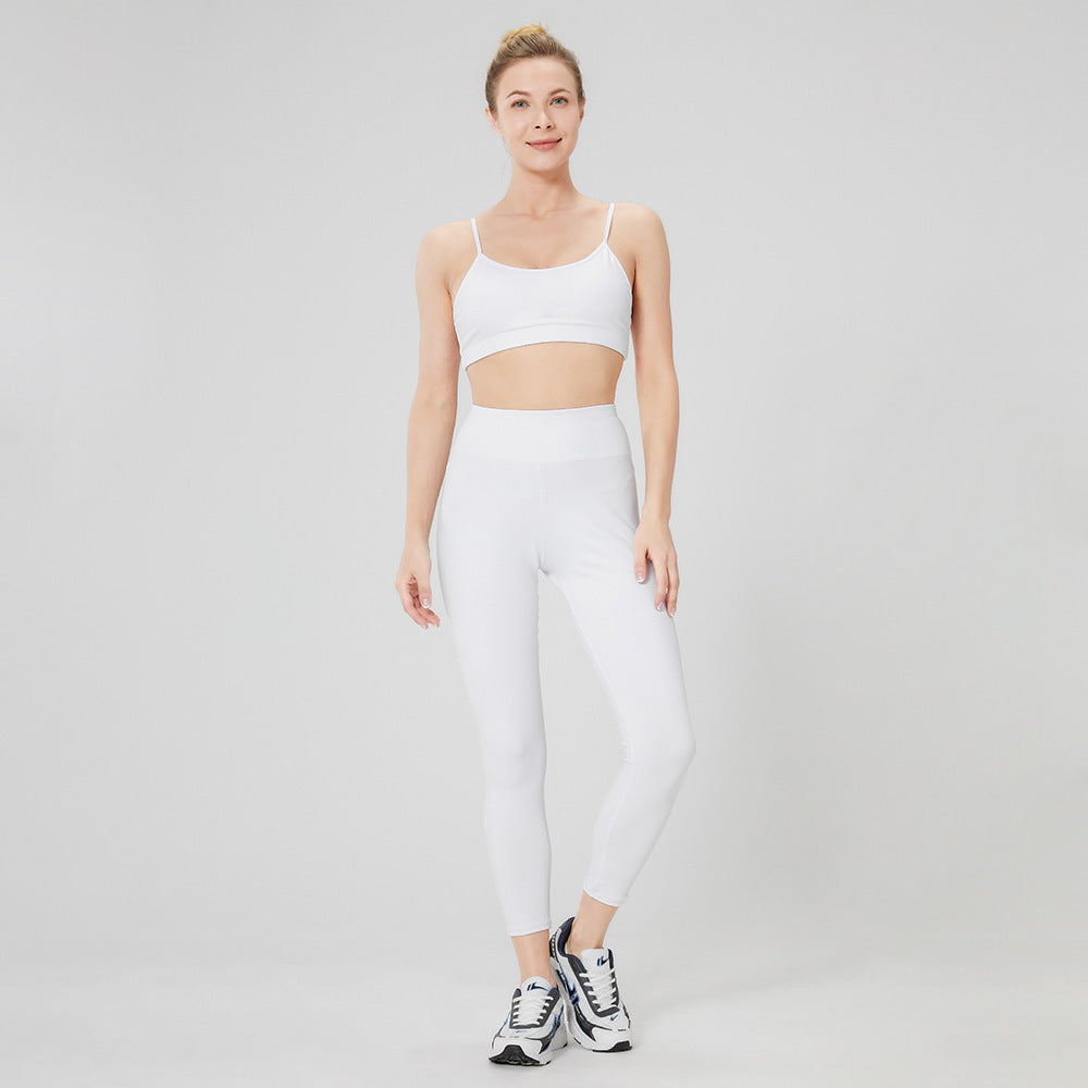 Women’s Two-Piece Quick-Dry Sports Bra Set – Breathable Activewear