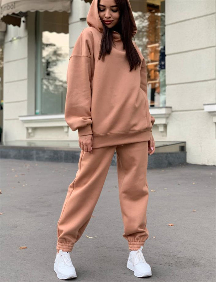 Women’s 2-Piece Sportswear Set – Workout Tracksuit with Jacket and Leggings for Gym or Casual Wear