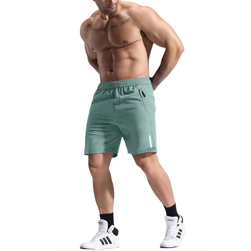 Men’s Summer Sports Shorts – European Size Elastic Waist Athletic Shorts