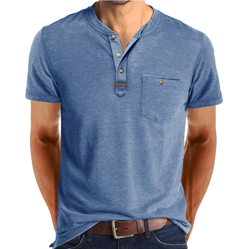 Men’s Casual Short-Sleeve T-Shirt – Classic Crew Neck Cotton Tee