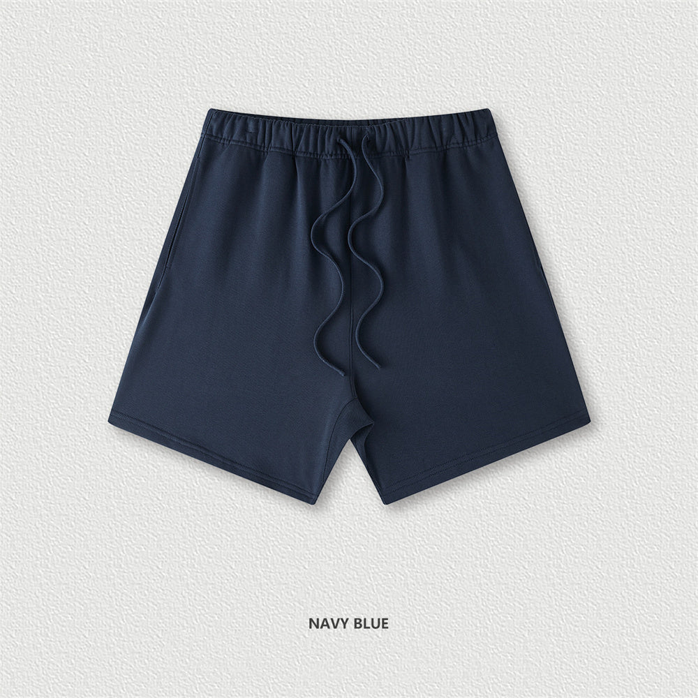 Men’s Loose Fit Solid Color Shorts – Casual Summer Beachwear