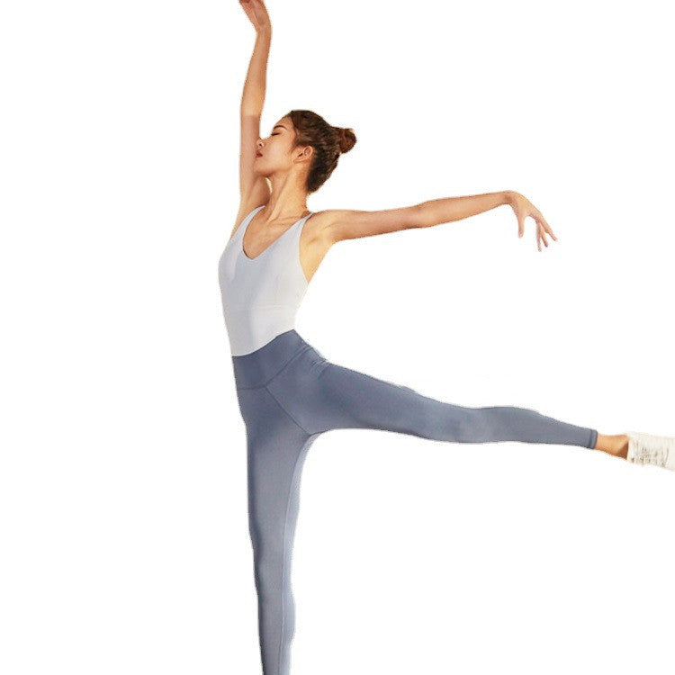 Women’s One-Piece Yoga & Running Fitness Tights – Stretchy Sportswear Leggings