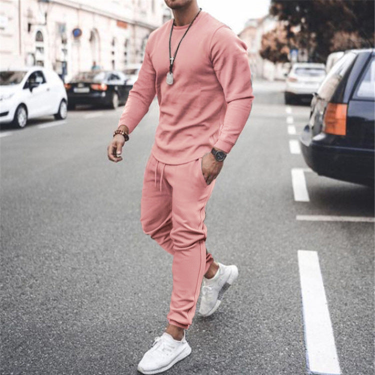 Youth Trendy Round Neck Long Sleeve Casual Sportswear Top