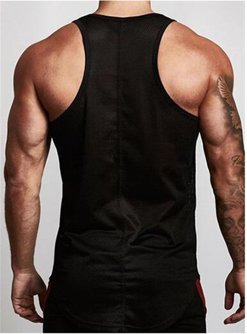 Men's Gym Wear-Breathable Sportswear Vest for Workout & Training