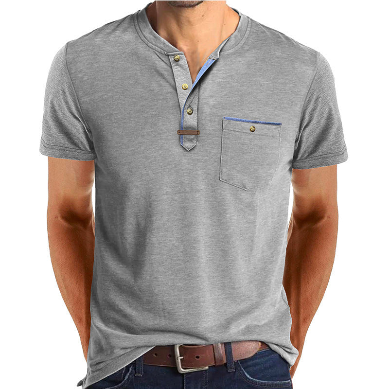 Men’s Casual Short-Sleeve T-Shirt – Classic Crew Neck Cotton Tee