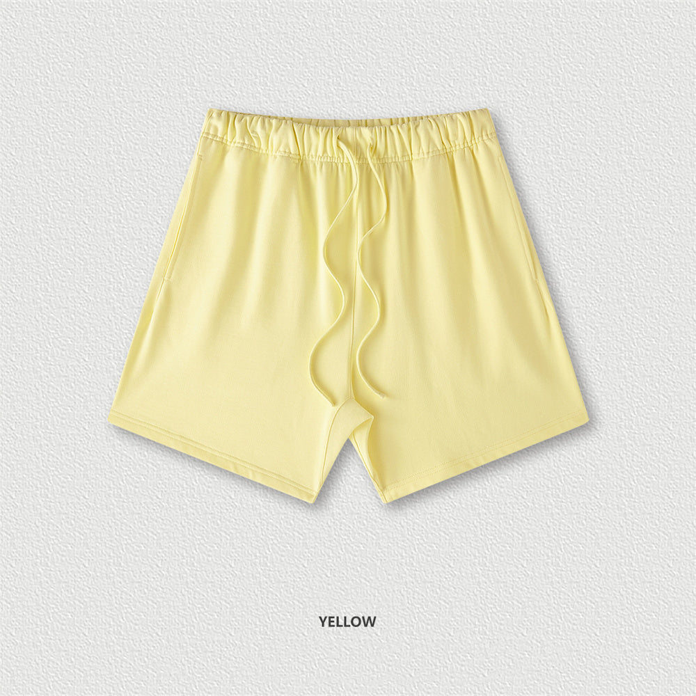 Men’s Loose Fit Solid Color Shorts – Casual Summer Beachwear