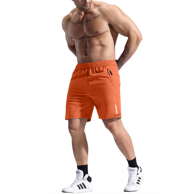Men’s Summer Sports Shorts – European Size Elastic Waist Athletic Shorts