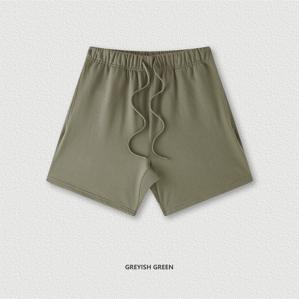 Men’s Loose Fit Solid Color Shorts – Casual Summer Beachwear