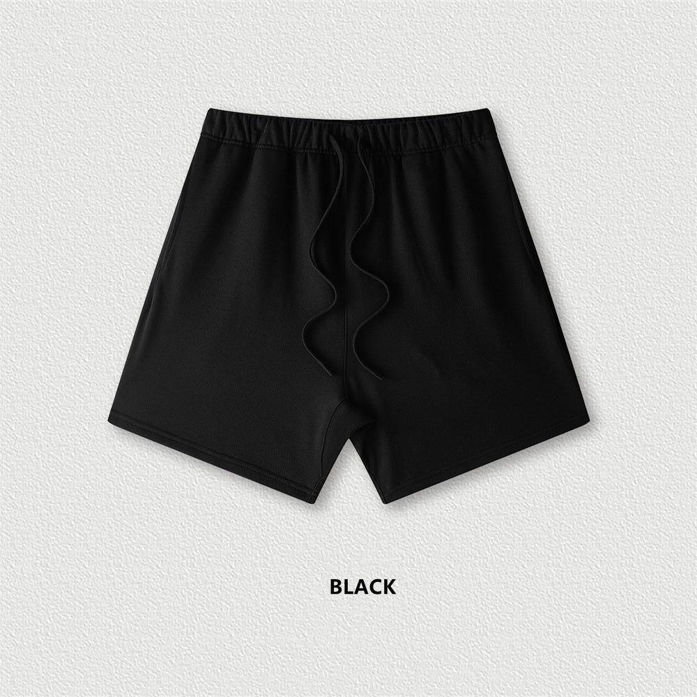 Men’s Loose Fit Solid Color Shorts – Casual Summer Beachwear