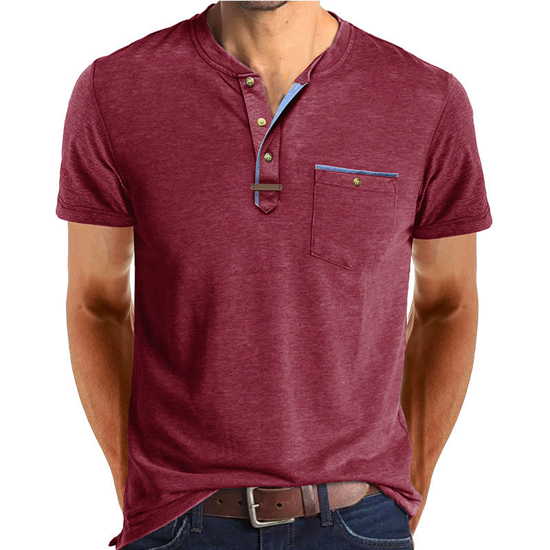 Men’s Casual Short-Sleeve T-Shirt – Classic Crew Neck Cotton Tee