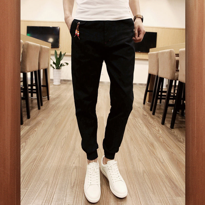 Men’s Cotton Straight-Leg Pants – Lightweight Summer Trousers for Men & Boys