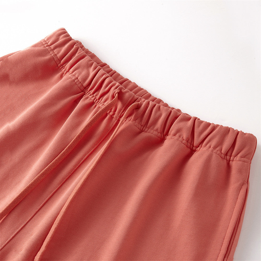 Men’s Loose Fit Solid Color Shorts – Casual Summer Beachwear