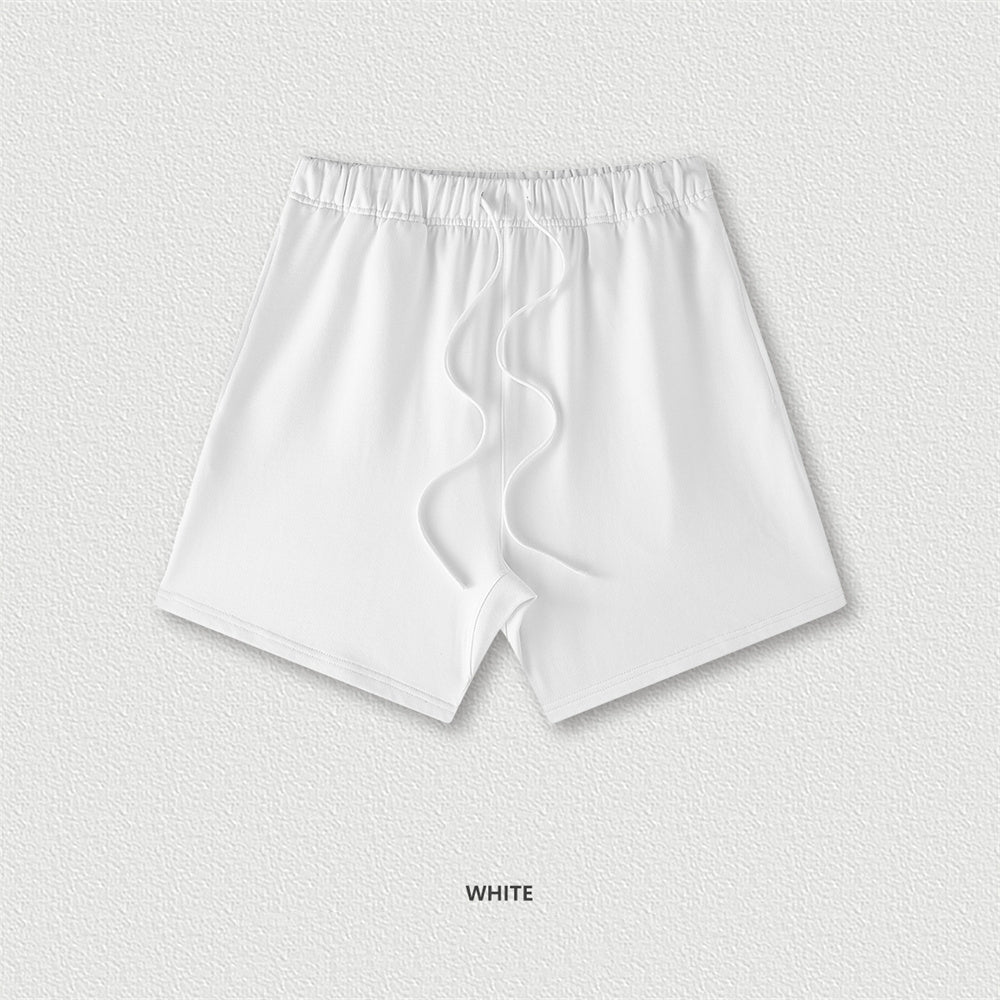 Men’s Loose Fit Solid Color Shorts – Casual Summer Beachwear
