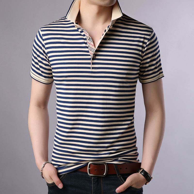 Men’s Classic Short Sleeve Polo Shirt – Casual Cotton Collared T-Shirt
