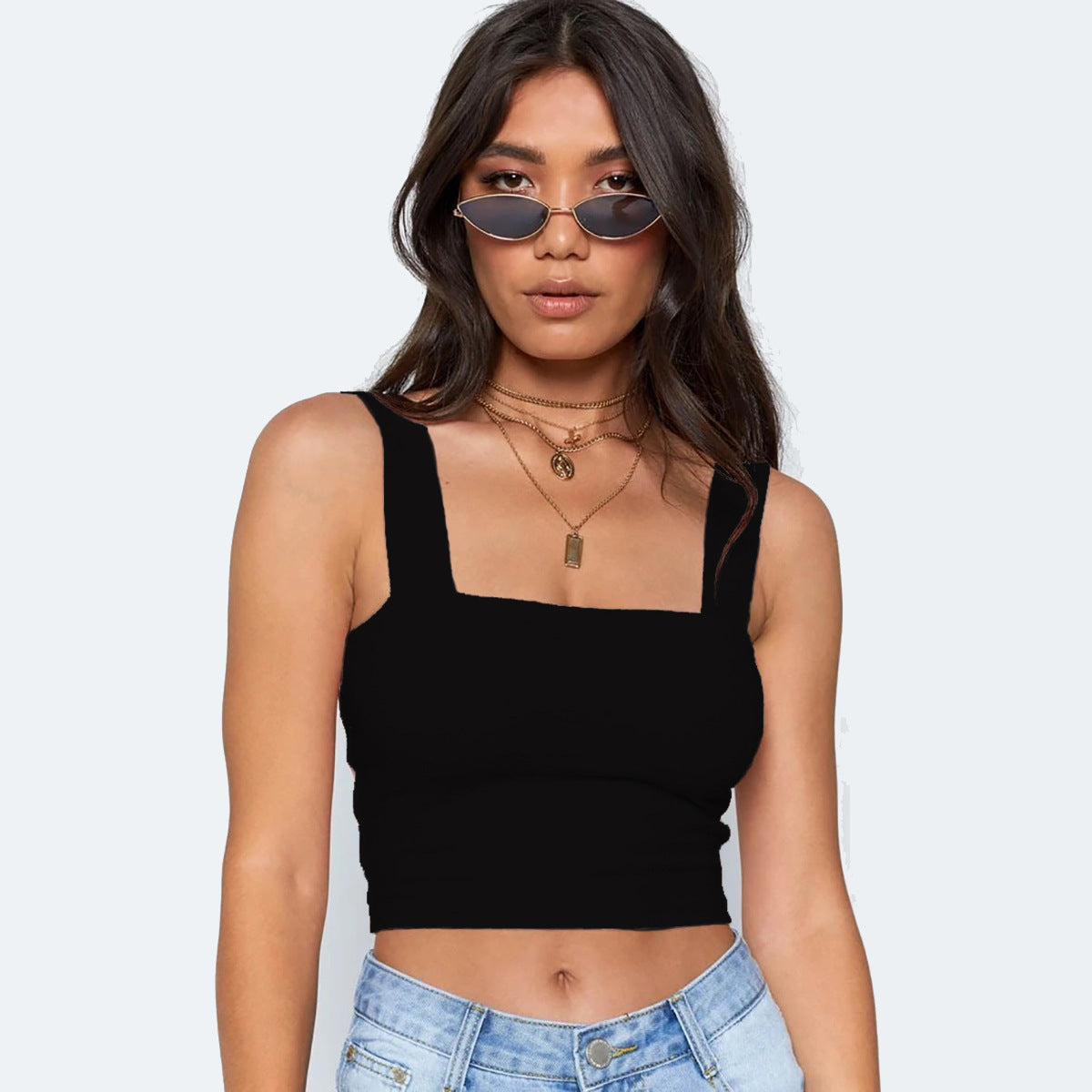 Trendy Women’s Crop Top – Stylish Short Sleeve/Long Sleeve Top for Summer & Casual Wear