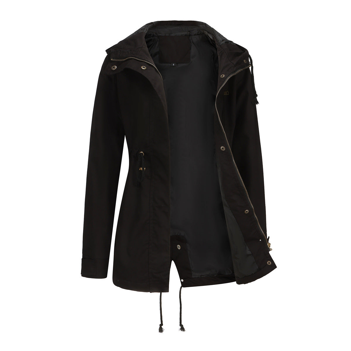 Women’s Oversized Cotton Anorak Coat – Loose Casual Jacket, Lightweight Spring/Fall Outerwear