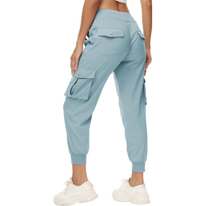Lightweight Quick-Dry Cargo Pants – Travel & Leisure Climbing Outdoor Trousers
