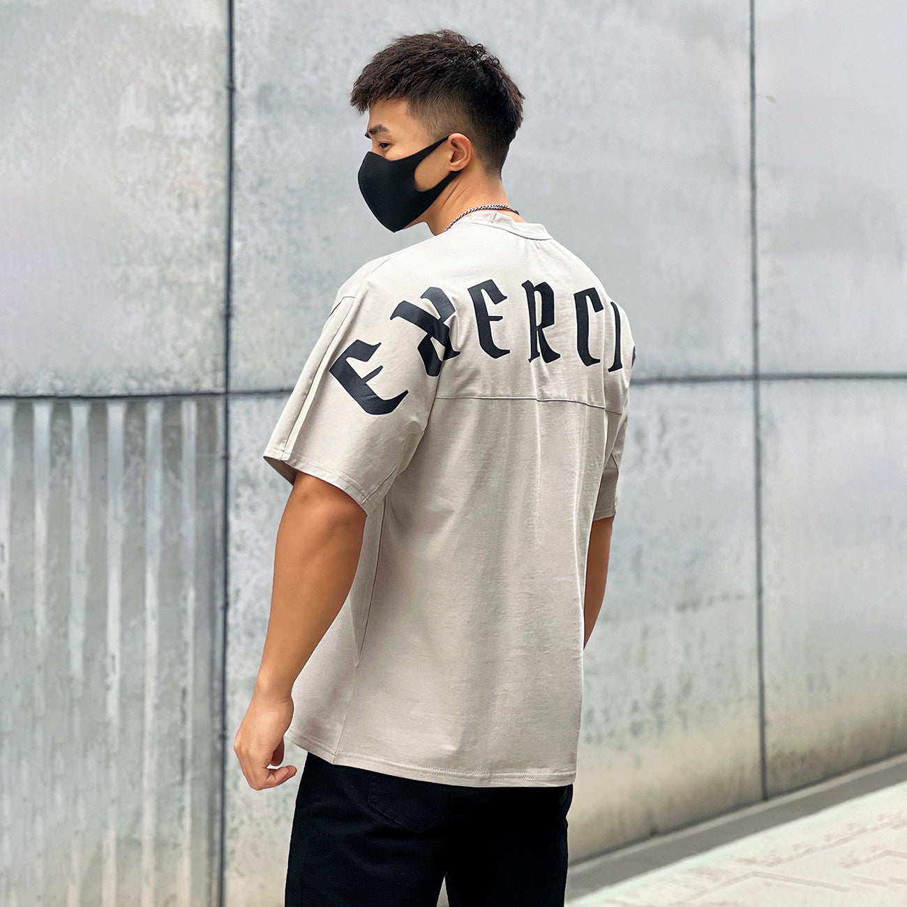 Men’s Short Sleeve Quick-Dry Printed Sports T-Shirt – Breathable Fashion Brand Activewear