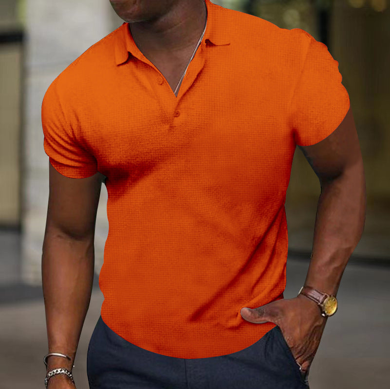 Men’s Slim Fit Fitness T-Shirt – Multi-Color Short Sleeve Sports Tee for Summer