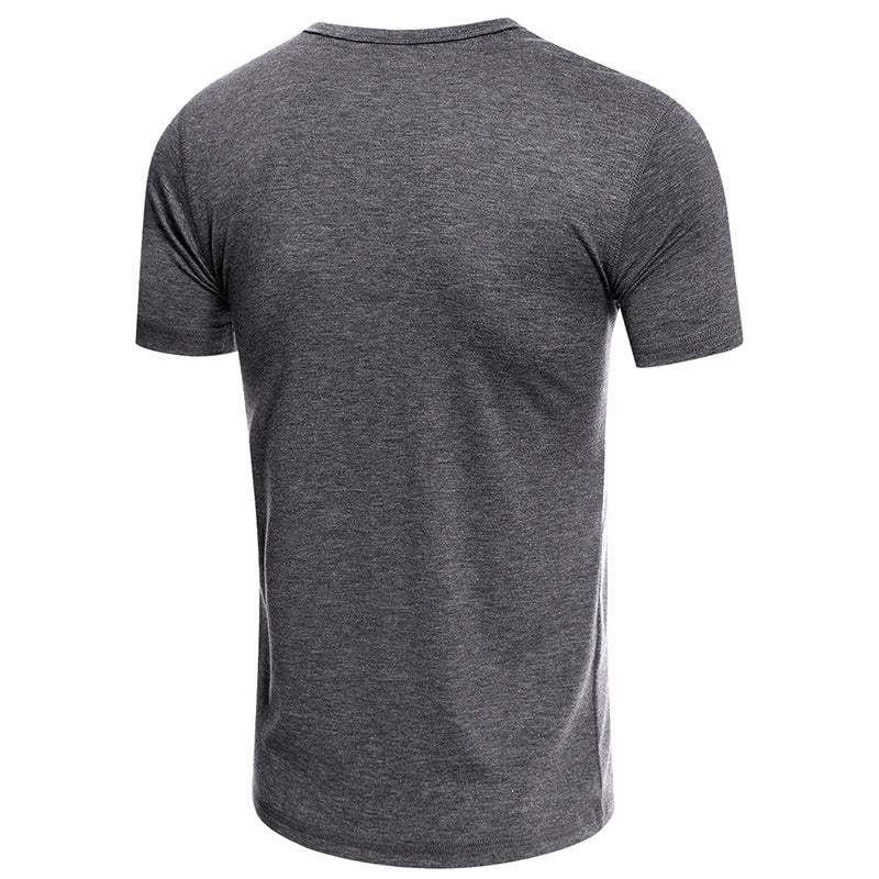 Men’s European & American Style T-Shirt – Classic American Casual Top