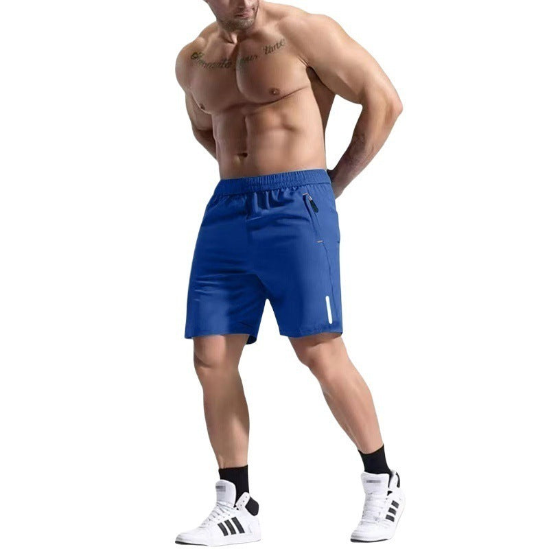 Men’s Summer Sports Shorts – European Size Elastic Waist Athletic Shorts