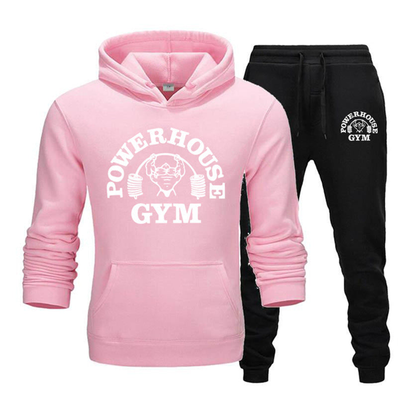 Men’s Casual 2-Piece Sportswear Set – Sweater & Sport Pants Outfit
