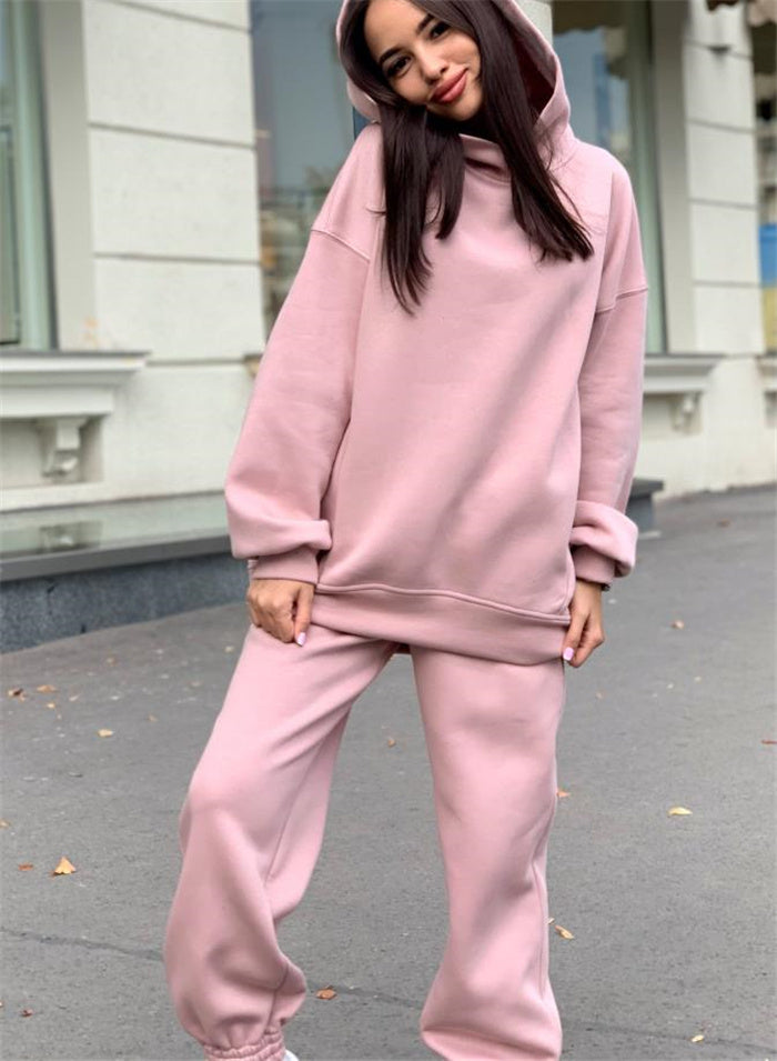 Women’s 2-Piece Sportswear Set – Workout Tracksuit with Jacket and Leggings for Gym or Casual Wear