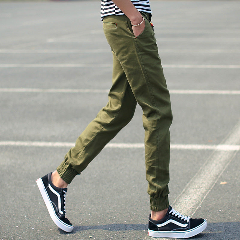 Men’s Cotton Straight-Leg Pants – Lightweight Summer Trousers for Men & Boys