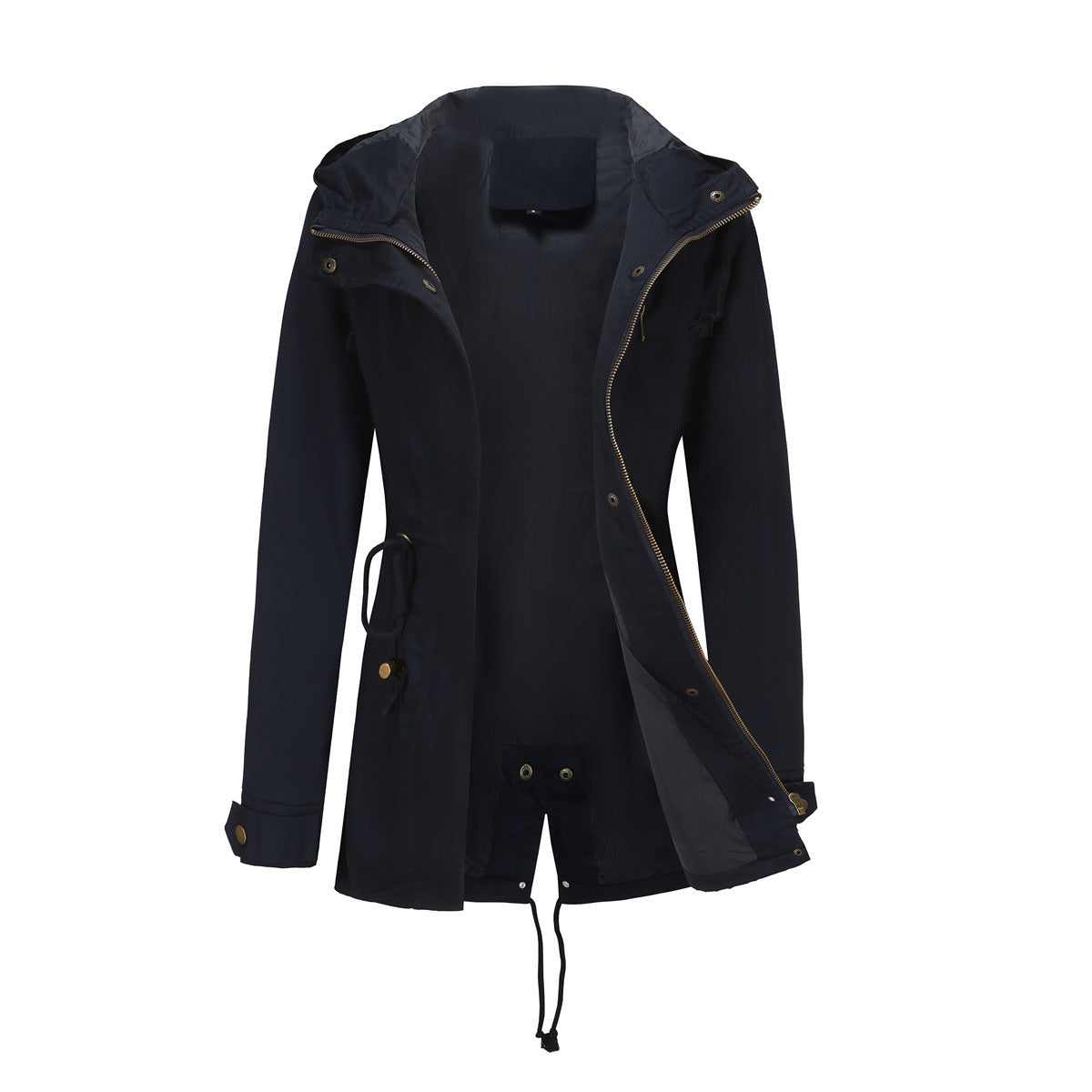 Women’s Oversized Cotton Anorak Coat – Loose Casual Jacket, Lightweight Spring/Fall Outerwear