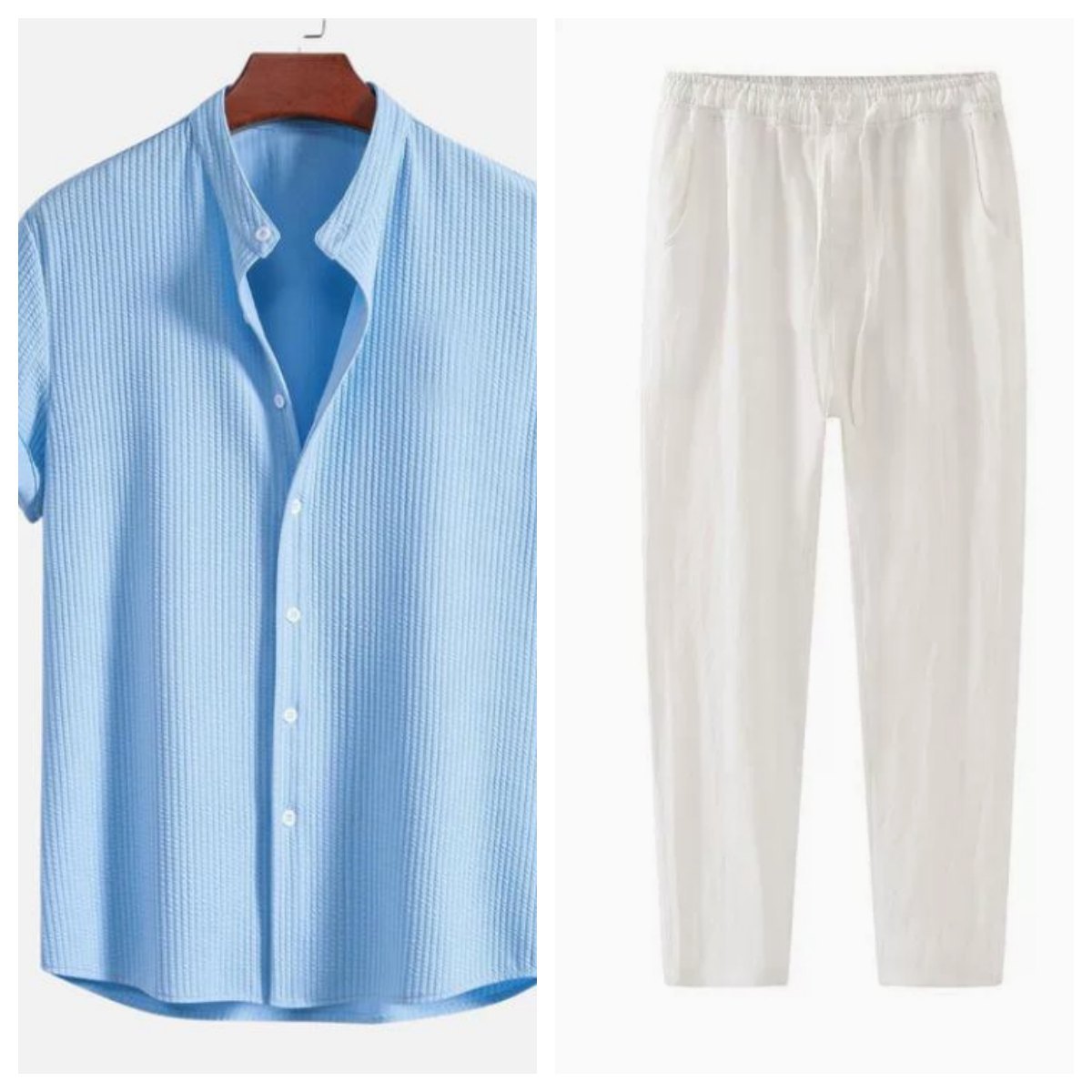 Men’s Summer Short Sleeve Loose Fit Shirt – Casual Lightweight Top
