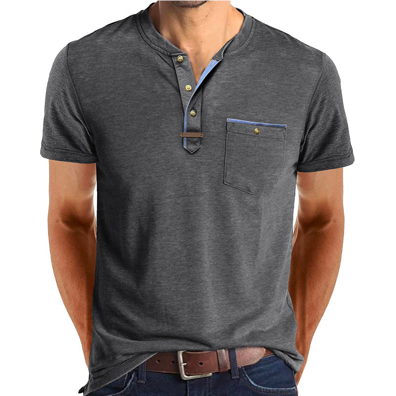 Men’s Casual Short-Sleeve T-Shirt – Classic Crew Neck Cotton Tee