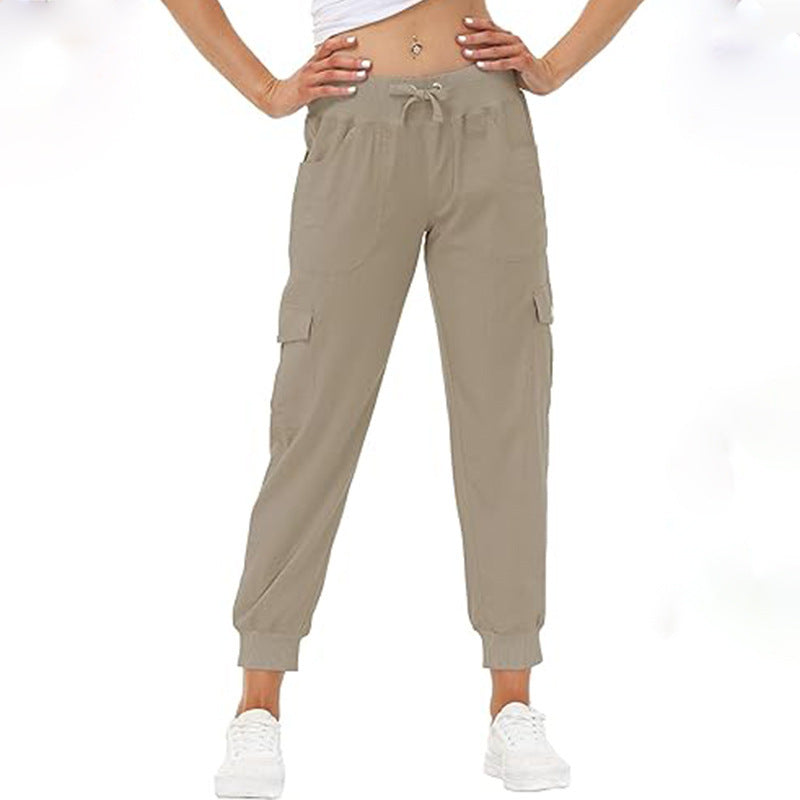 Lightweight Quick-Dry Cargo Pants – Travel & Leisure Climbing Outdoor Trousers