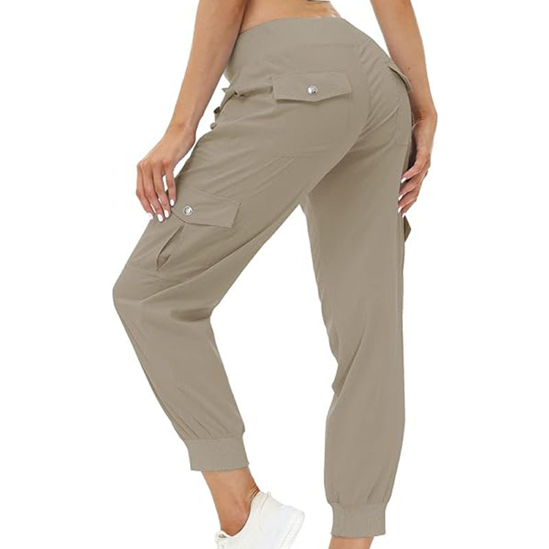 Lightweight Quick-Dry Cargo Pants – Travel & Leisure Climbing Outdoor Trousers