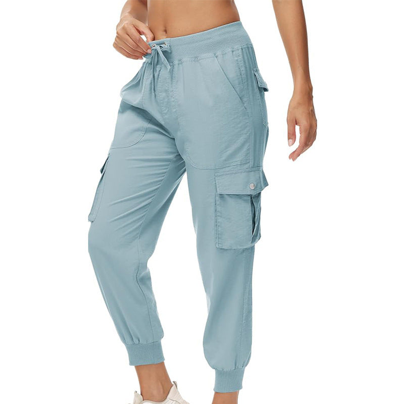 Lightweight Quick-Dry Cargo Pants – Travel & Leisure Climbing Outdoor Trousers