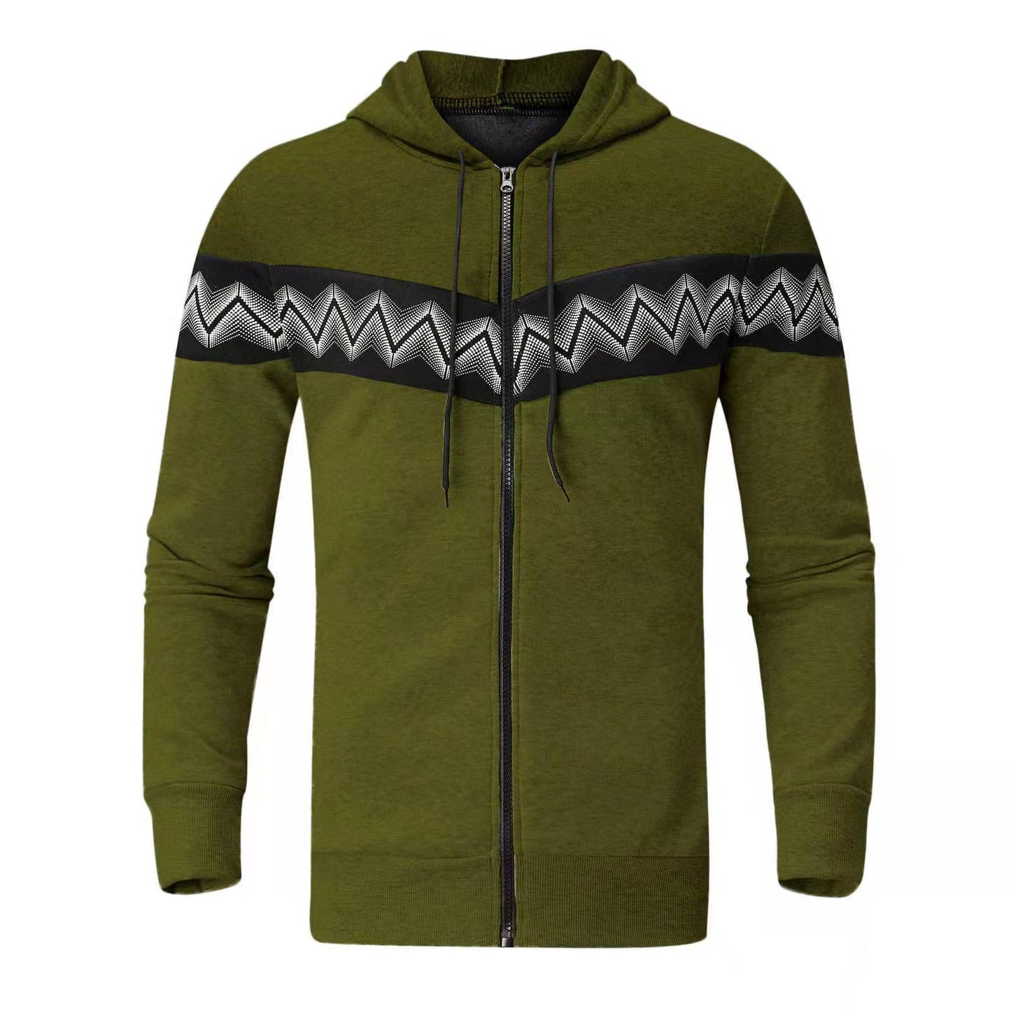 Men’s New Hooded Cardigan Sweater – Casual Sportswear Suit