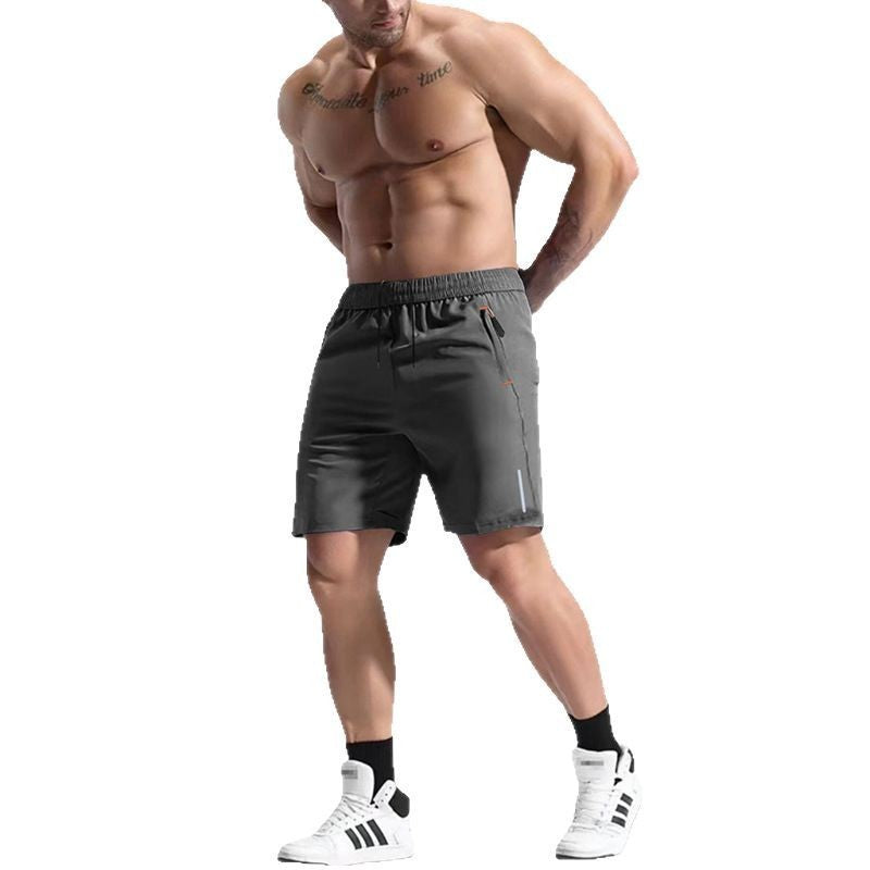 Men’s Summer Sports Shorts – European Size Elastic Waist Athletic Shorts