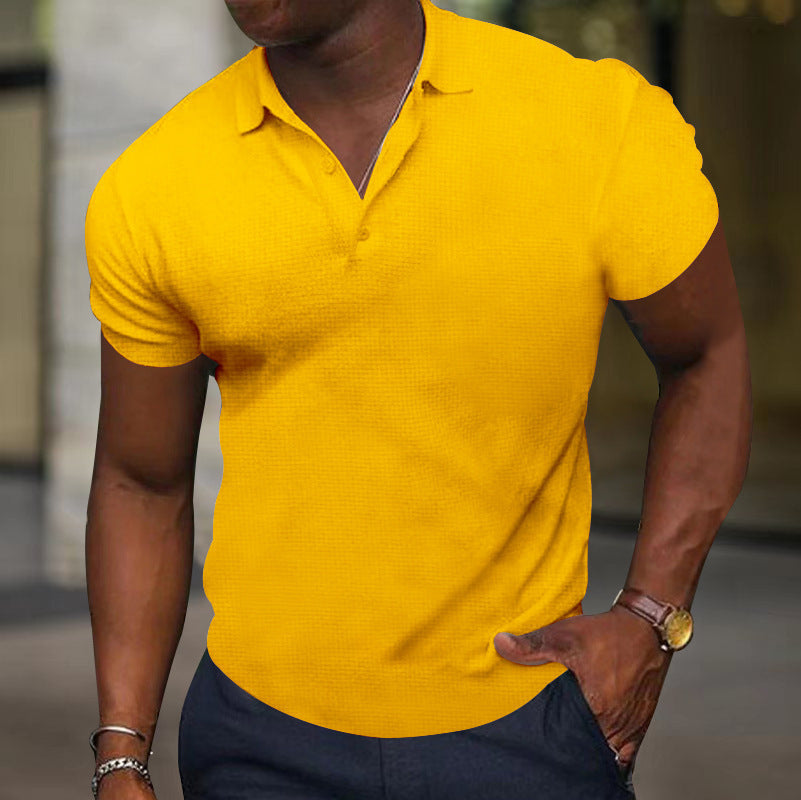 Men’s Slim Fit Fitness T-Shirt – Multi-Color Short Sleeve Sports Tee for Summer
