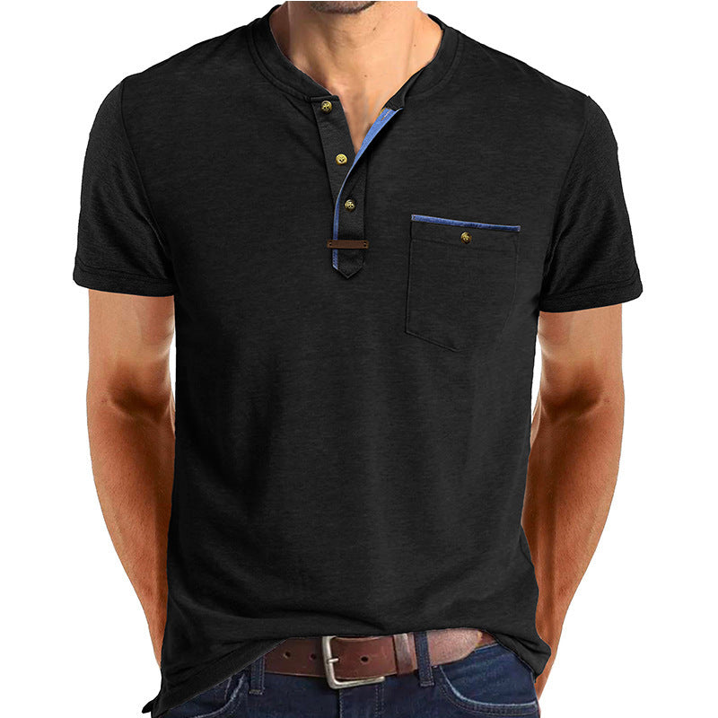 Men’s Casual Short-Sleeve T-Shirt – Classic Crew Neck Cotton Tee