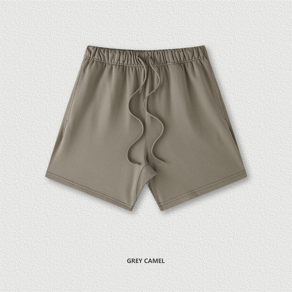 Men’s Loose Fit Solid Color Shorts – Casual Summer Beachwear