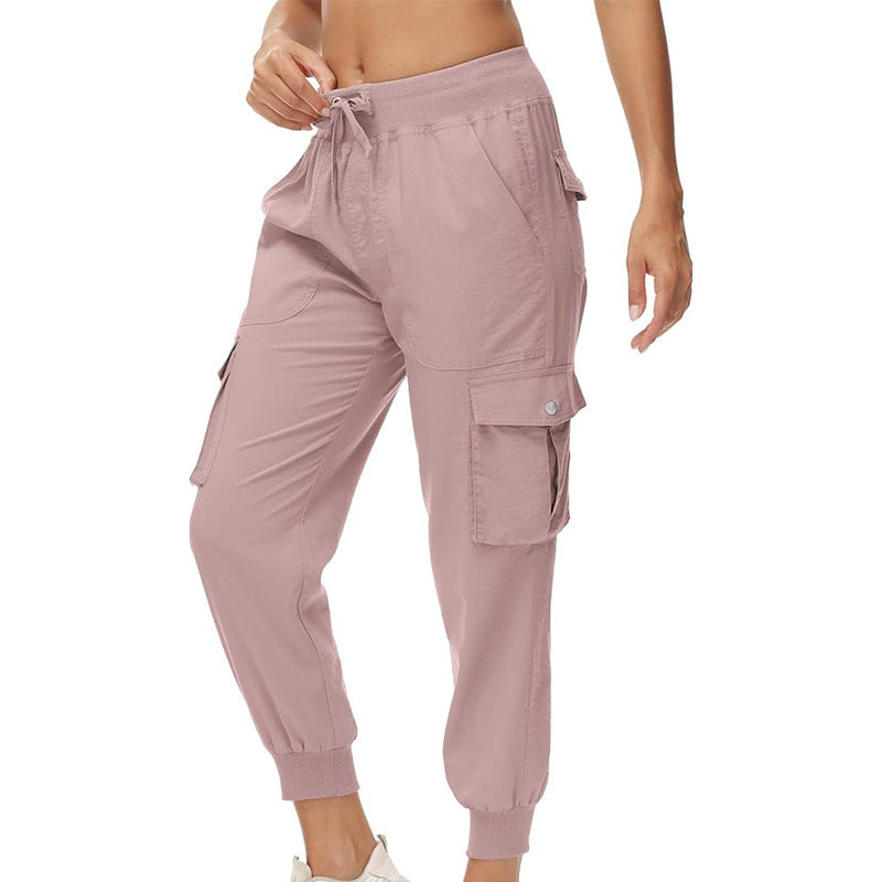 Lightweight Quick-Dry Cargo Pants – Travel & Leisure Climbing Outdoor Trousers