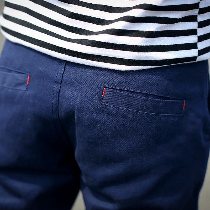 Men’s Cotton Straight-Leg Pants – Lightweight Summer Trousers for Men & Boys