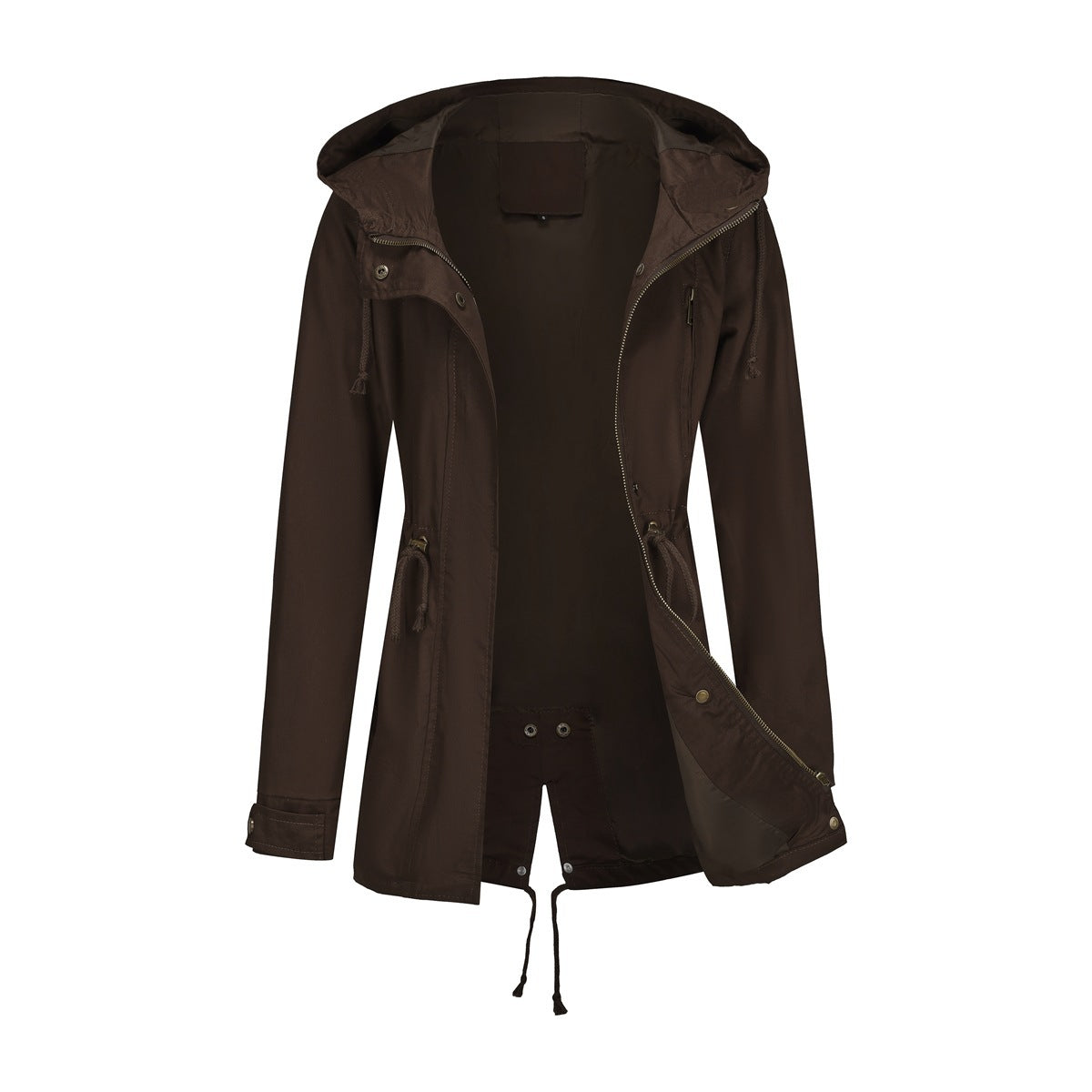 Women’s Oversized Cotton Anorak Coat – Loose Casual Jacket, Lightweight Spring/Fall Outerwear