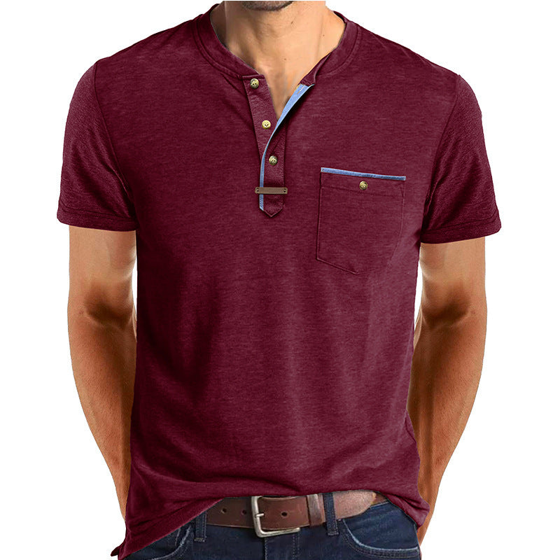 Men’s Casual Short-Sleeve T-Shirt – Classic Crew Neck Cotton Tee